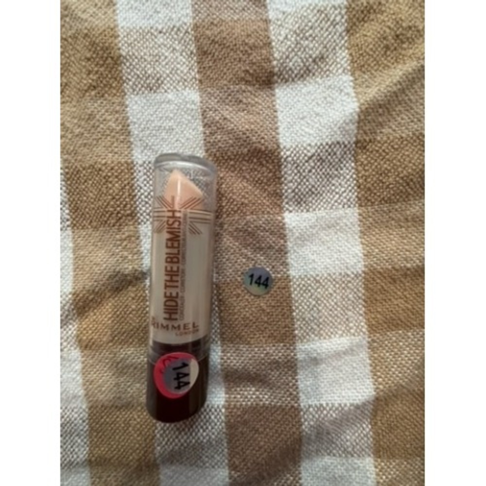 Rimmel London Hide The Blemish Concealer Stick 144 Sand Makeup Cover Up New